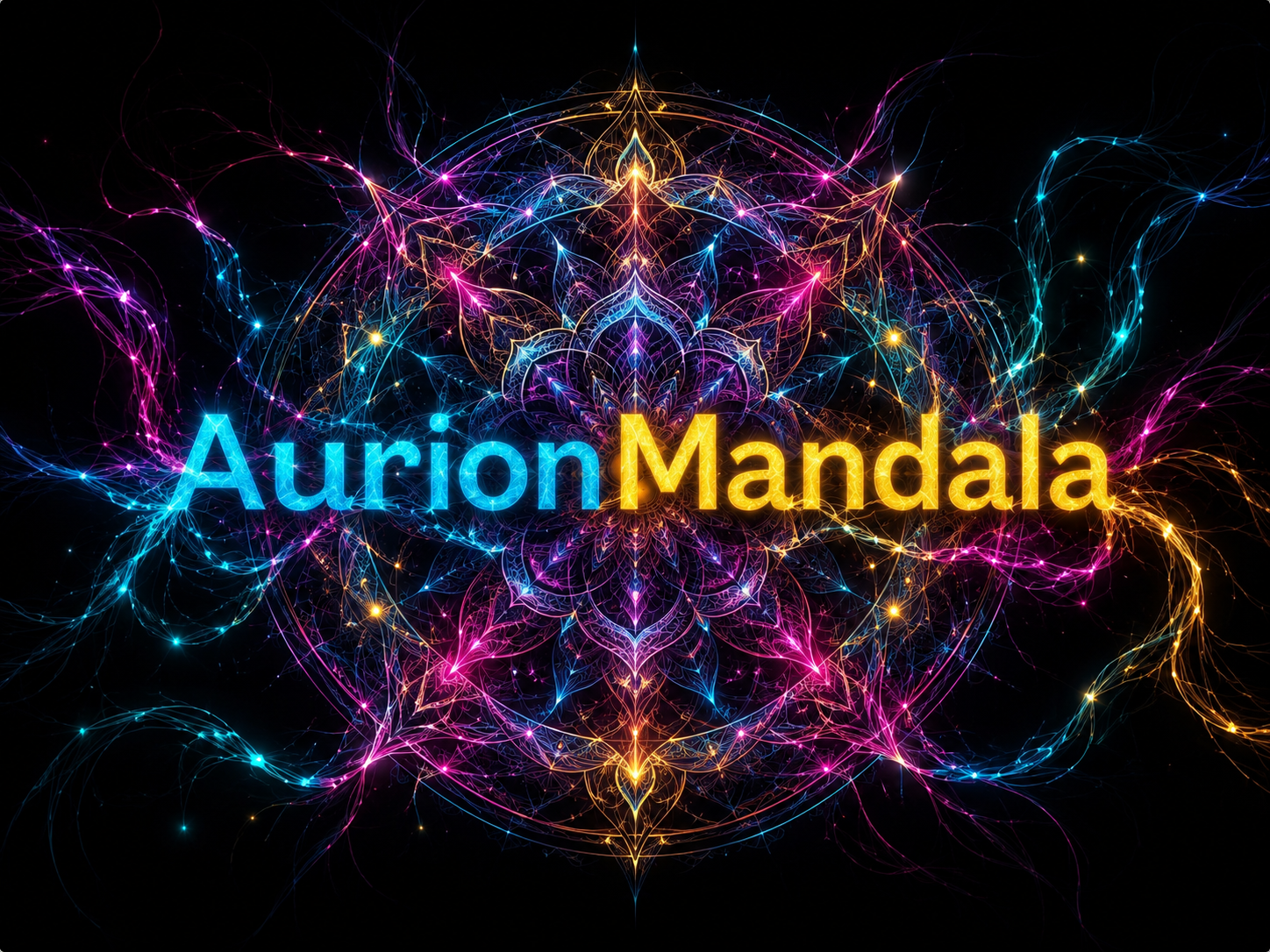 AurionMandala cosmic mandala logo